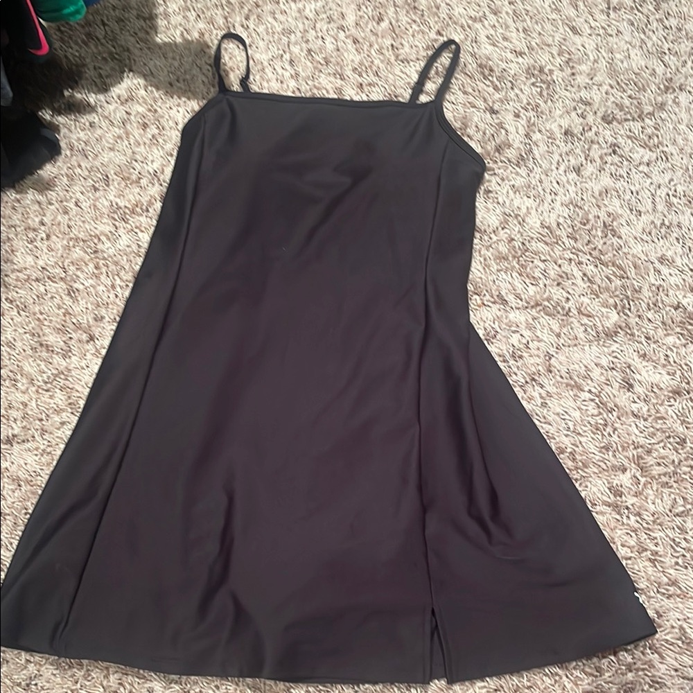 Old Navy Black Midi Dress